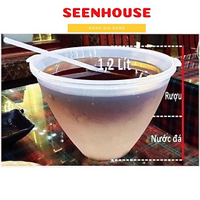 Mua BÁT ƯỚP ĐÁ LẠNH ĐỰNG RƯỢU TIỆN DỤNG 1.2L KÈM MUỖNG