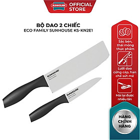BÁO GIÁ Dao Làm Bếp Đa Năng Eco Family Sunhouse Ks-kn165ek | Shopee Lazada Sendo Tiki mới nhất 24 Bộ dao 2 chiếc Eco Family Sunhouse KS-KN2E1