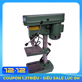 Máy khoan bàn XQ-13 1/3 HP là máy khoan bàn cố định loại nhỏ,có đế trụ và bàn khoan,chuyên dụng để khoan vật liệu dạng tấm như sắt,gỗ.