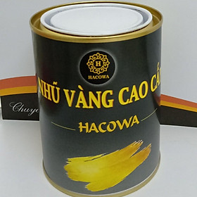 500g Nhũ vàng cao cấp Hacowa dùng cho vẽ nhũ phào chỉ, thạch cao, trang trí nhà cửa như dát vàng