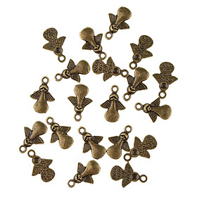 20pcs Angel Pendants Charms Beads Halloween Jewelry Findings  Antique