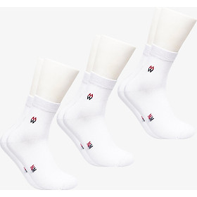 Combo 3 Đôi Tất Cổ Trung Cùng Màu Cotton Thương Hiệu MRM Manlywear