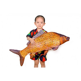 Cá chép 3D cao cấp nhồi bông size 90cm