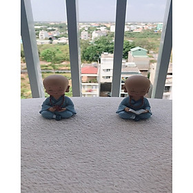 bộ 2 chú tiểu vui nhộn 3 kiểu (tặng 1 chú chó ngẫu nhiên)