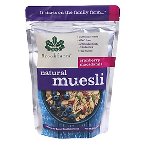 Hạt ngũ cốc Brookfarm Natural Muesli 350g