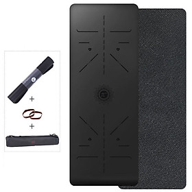 Thảm Tập Yoga Định Tuyến Cao Su Thiên Nhiên PD01 Dày 5mm Thế Hệ Mới Nhất 2021 Đại Nam Sport + Tăng Kèm Túi Và Dây Buộc