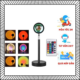 Mua Đèn trang trí  đèn led hoàng hôn  đèn cầu vồng  đèn chụp ảnh  quay video đổi 16 Màu tự động + Remote cao cấp