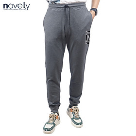 Quần jogger nam họa tiết in dập nổi Novelty Regular fit xám lông chuột NQGMMDMT3R230553Q