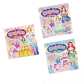 Combo 3 cuốn Sách thời trang công chúa (12 trang stickers)
