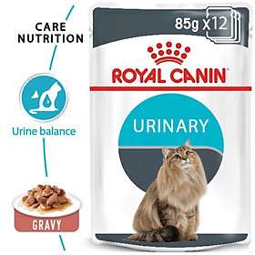 Pate Thức Ăn Ướt Royal Canin Urinary Dành Cho Mèo Bệnh Sỏi Thận Dạng Sốt - Gói 85gr