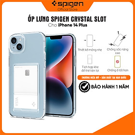 Ốp lưng dành cho Iphone series 14 Spigen CrystaI Slot  - hàng chính hãng