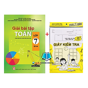 Sách - Giải bài tập Toán lớp 7 - tập hai (Theo bộ Chân trời sáng tạo)