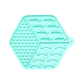Silicone Dog Lick Pad Mat Slow Feeder for  Nail Trimming