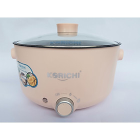 NỒI LẨU ĐIỆN ĐA NĂNG, DUNG TÍCH 5L, SÂU LÒNG, 1500W KORICHI KRC3552 - Hàng Chính Hãng