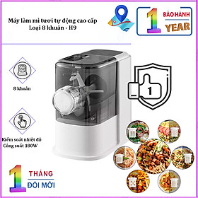 [BH 12 tháng] Máy làm mì tươi tự động H9 180W, gồm 8 loại khuôn