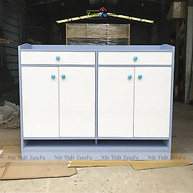 Tủ Giày Thông Minh Gỗ MDF Thiết Kế 2 Hộc Kéo Và 4 Cánh TGIAY-30 ZataFu