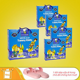 Combo 5 Hộp  Yến Yummy Kiddy Hương Vani Thiên Hoàng 6 Lọ Hộp - Tặng 2