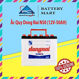 Bình Ắc Quy 12V-50AH, Ắc Quy Dong Nai N50