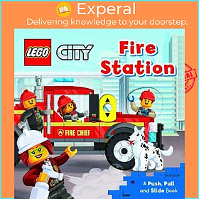 Sách - LEGO (R) City. Fire Station : A Push, Pull and by AMEET Studio Macmillan Children's Books (UK edition, paperback)