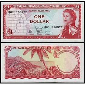 Mua Tiền thế giới sưu tầm 1 dollar Đông Caribe