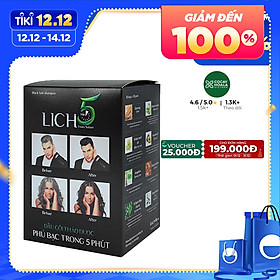 Dầu Gội Đen Tóc Thảo Dược LICH 5