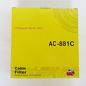 Hình ảnh Lọc gió điều hòa Than hoạt tính AC881C dành cho xe Honda CR-V Vietnam 2.4 2008, 2009, 2010, 2011, 2012, 2013, 2014, 2015, 2016, 2017 80292-SEC-A01