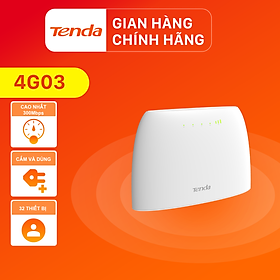 Tenda Bộ phát Wifi di động 4G LTE 4G03 - Hàng Chính Hãng