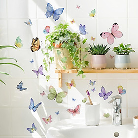 Butterfly Wall Decor Wall Decals, PVC ,Butterfly Decorations,Wall Decor Mural Wall  Decals for Living Room
