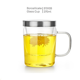 Mua Ly lọc trà thủy tinh chịu nhiệt lõi thủy tinh S010B 370ml