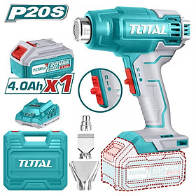 Mua MÁY KHÒ NHIỆT DÙNG PIN 20V (1 pin 4.0Ah+sac) TOTAL TBLI20025 - HÀNG CHÍNH HÃNG