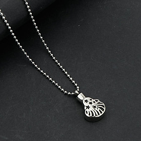 Waterproof Stainless Steel Ashes Keepsake Locket Urn Necklace Cremation Jewelry - Multiple Style