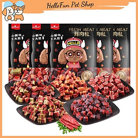 [CAO CẤP] Thịt viên Meat Cube Hello Joy cho chó - Bánh thưởng viên thịt bò cho thú cưng (500g) - Bò & rau củ