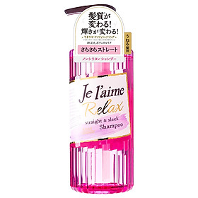 Dầu Gội Phục Hồi Tóc Hư Tổn Kose Cosmeport Je l'Aime Relax Shampoo Straight & Sleek 500ml