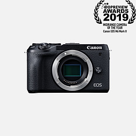 Máy ảnh Canon EOS M6 MK II(BK)Thân Máy-Màu đen-Màu Bạc (Lê Bảo Minh) - Hàng Chính Hãng