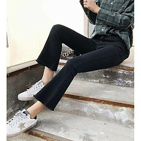 Quần nữ quần jean skinny hàng đẹp ống loe xưởng may giá sỉ