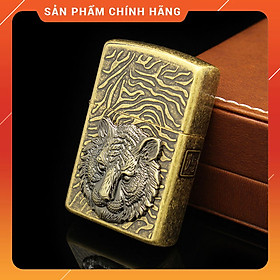 Mua Hột Quẹt Bật Lửa Xăng Đá Zorro Z9839B Họa Tiết Con Sư Tử Cực Đẹp