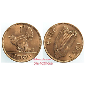 Mua Đồng xu ma mắn Ireland 1 penny con Gà  top 10 đồng xu may mắn nhất thế giới