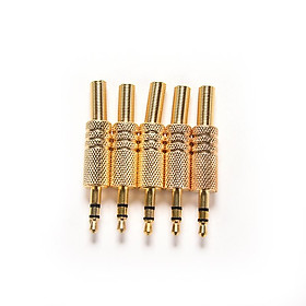 2PCS STEREO 3,5mm 1/8 inch tai nghe tai nghe Diy Audio Jack plug kết nối cho máy tính xách tay máy tính xách tay mp3