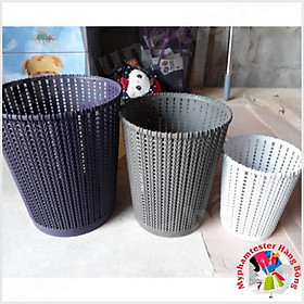 Mua Thùng rác văn phòng và gia đình nhựa mây đan phong cách hàn quốc nhựa nhập khẩu