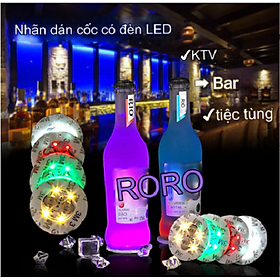 Mua Bộ 5 đế Lót Ly đèn led phát sáng đẹp mắt Party Night Club (size 5cm)
