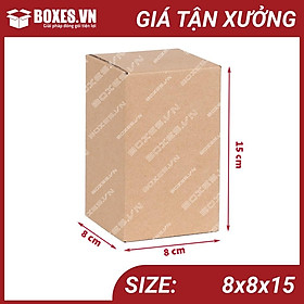 8x8x15 Combo 50 hộp Carton đóng gói hàng giá tại xưởng