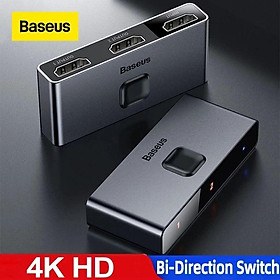 Mua Bộ chuyển đổi HDMI 4K HD Baseus cho xiaomi  Box HD switcher 2 in 1  1 in 2  PS4  3 TV  HÀNG CHÍNH HÃNG  - CAHUB
