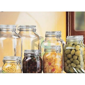 Hũ Thủy Tinh Nắp Cài Kín Hơi Fido Bormioli Rocco 5000ml