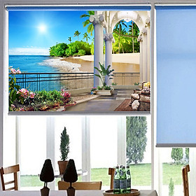 Mua Màn cuốn in tranh cảnh biển MCT-CB-14 Cao 1m2 x