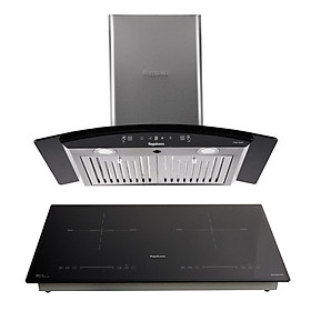 Mua Combo Bếp Đôi Điện Từ Inverter Nagakawa NK2C02M Và Máy Hút Mùi Nagakawa NKCH05M70 Tích hợp công nghệ NaSYNC - Tự động đồng bộ điều khiển giữa bếp điện từ và hút mùi Điều khiển chuyển động Leap Motion và Touch Control bằng cách vẫy tay - Hàng Chính Hãng