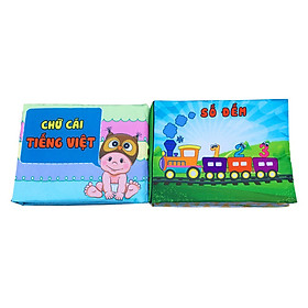 Combo 2 Sách Vải Pipovietnam Chủ Đề Số Đếm Và Chữ Cái Tiếng Việt