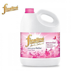 Nước giặt xả FineLine 3000 ml Hàng Thái lan - màu Hồng Sweet Floral