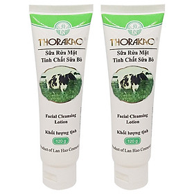 Combo 2 Tuýp Sữa Rửa Mặt Sữa Bò Trắng Da Thorakao (120g/tuýp)