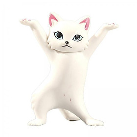 2X Dancing Cute Cats Dance Figure Action Toys Tabletop Sculpture Decoration