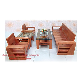 Mua sofa-salon-bàn ghế phòng khách gỗ sồi nan cót